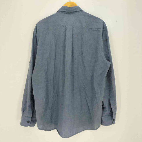 ステューシー Stussy WORK 90s 紺タグ チェック ダブルポケットシャツ メンズ import:L